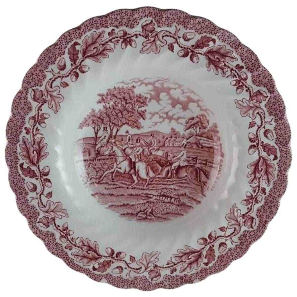 Suppenteller 22,6 cm Myott Country Life Rot gebraucht - akzeptabel