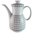 Kaffeekanne Kanne 1,3 L Winterling Kirchenlamitz Blumendekor grau Blumen gebraucht - sehr gut