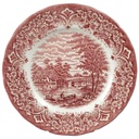 Speiseteller Essteller 25,5 cm Grindley Homeland Rot gebraucht - gut