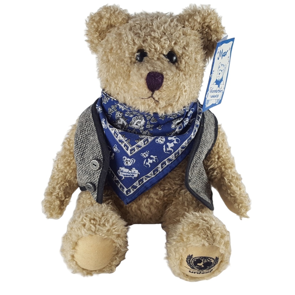 Unicef Teddy Bär Max Stofftier Kuscheltier 38 cm