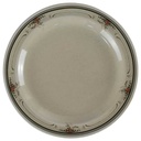 Speiseteller Essteller 24,5 cm Winterling Röslau braun Blumendekor Blumen gebraucht - sehr gut