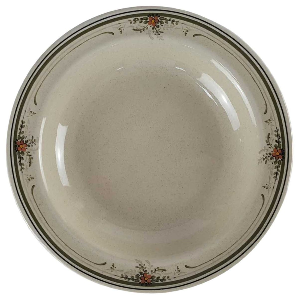 [458140681] Suppenteller 22 cm Winterling Röslau braun Blumendekor Blumen gebraucht - sehr gut