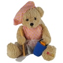 Heunec Teddy Bär Quelle Momente Plüschtier mit Eimer und Mop 19 cm
