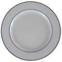 Kuchenteller Dessertteller 19,8 cm Marienbad Ingres Weiss Blauband gebraucht - sehr gut