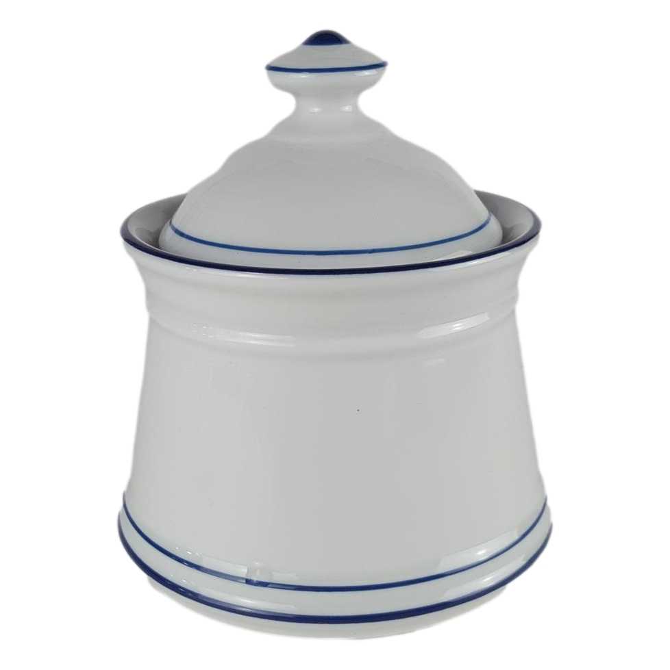 [458140759] Zuckerdose Marienbad Ingres Weiss Blauband gebraucht - sehr gut