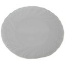 Speiseteller Essteller 26,4 cm Schirnding Bavaria Relief weiß gebraucht - akzeptabel