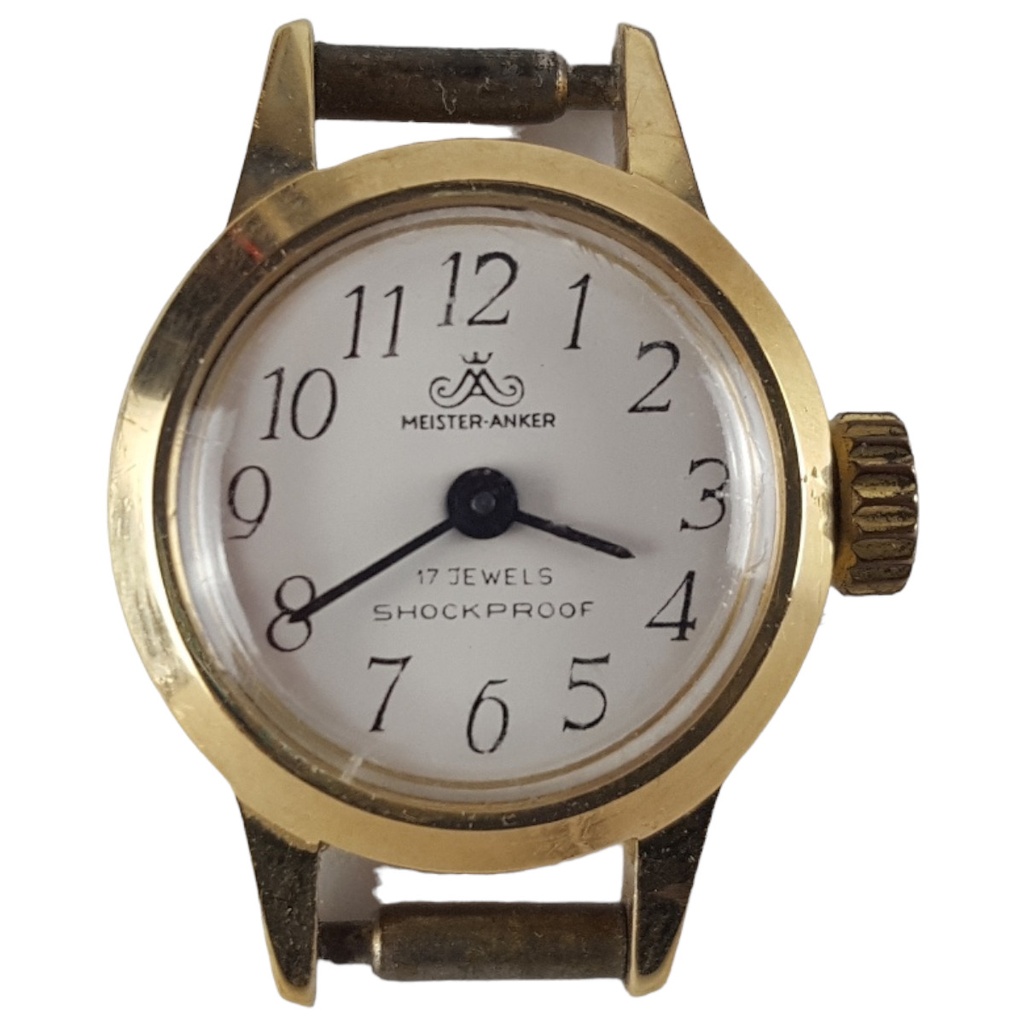 Meister Anker 17 Jewels Shockproof Damenuhr Armbanduhr Handaufzug