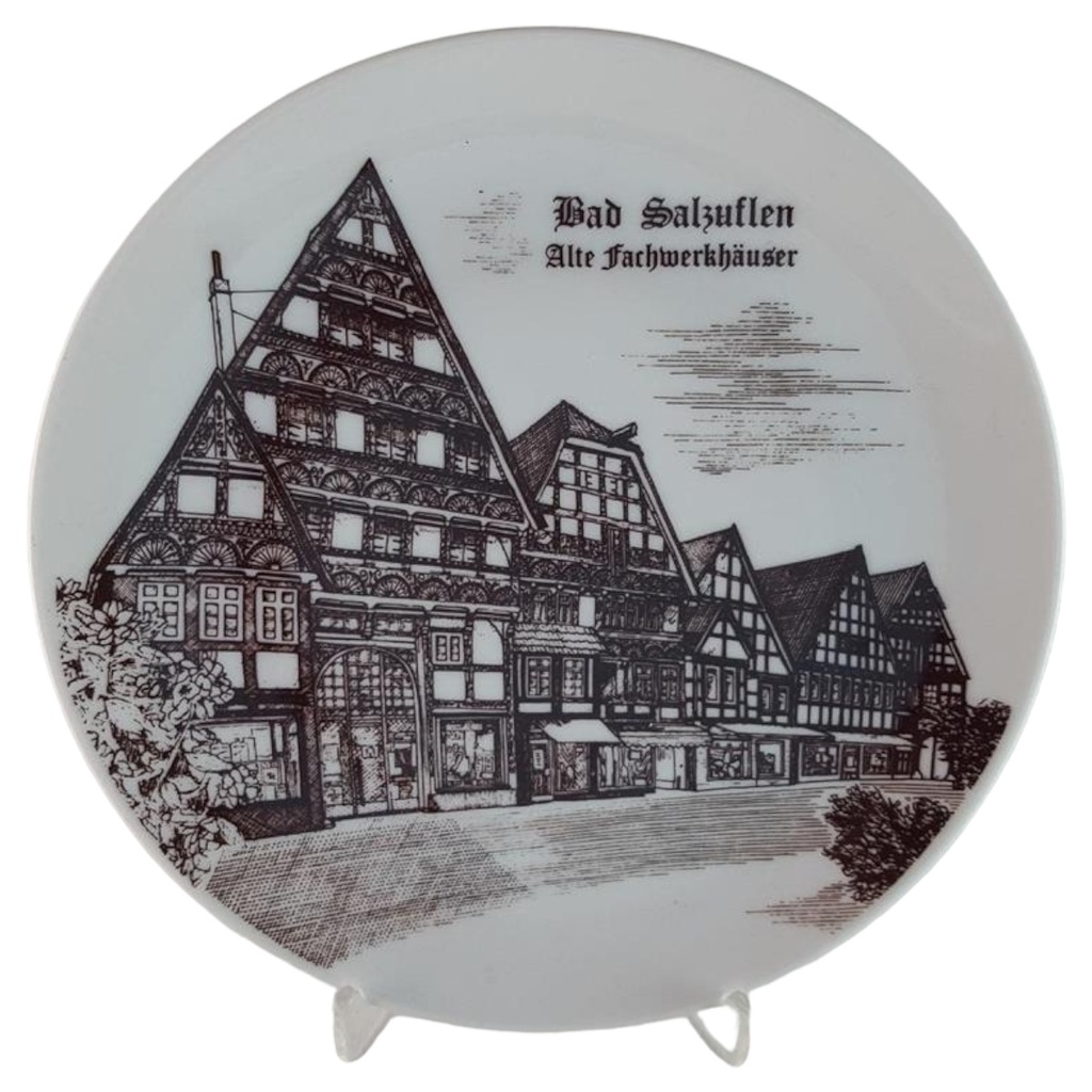 Retsch Wunsiedel Porzellan Wandteller Bad Salzuflen D 19,2 cm