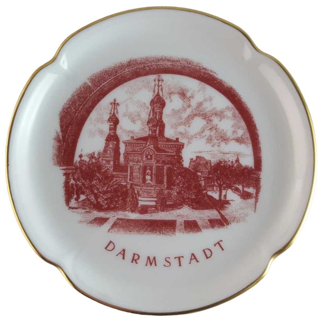 Glasuntersetzer 10,5 cm Rosenthal Darmstadt gebraucht - sehr gut