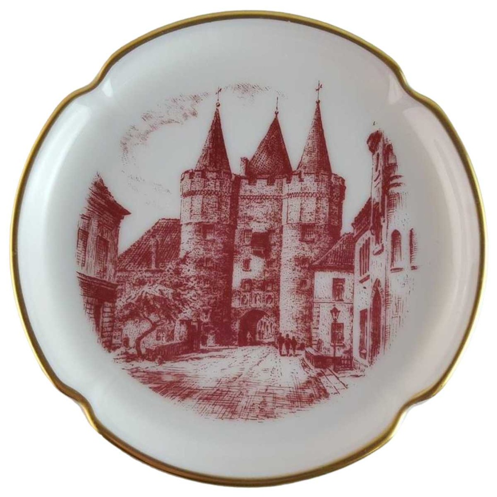 [45814129] Glasuntersetzer 10,3 cm Rosenthal Goch Steintor gebraucht - sehr gut