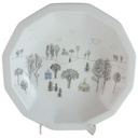 Schale 18,5 cm Rosenthal Polygon Winterreise gebraucht - gut
