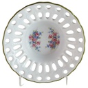 Schale Durchbruchschale Durchbrucharbeit 13,2 cm Gerold & Co Blumen gebraucht - gut