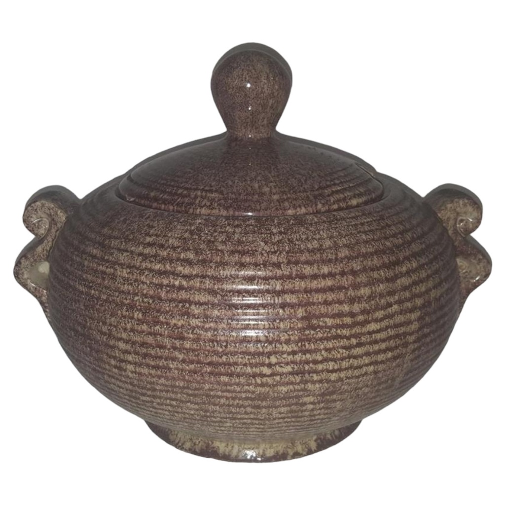 [45814170] Jasba Keramik Bowletopf mit Aussparung für Kelle H 23 D 32 cm
