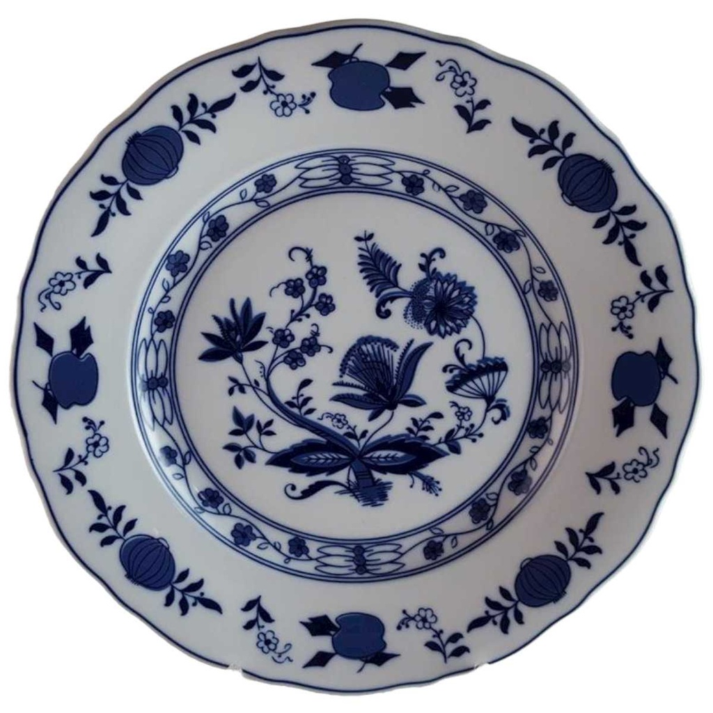 [45814196] Kuchenteller 19,8 cm Wellco Design Krefeld Echt Kobalt Zwiebelmuster