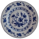 Kuchenteller 19,8 cm Wellco Design Krefeld Echt Zwiebelmuster Inglasur