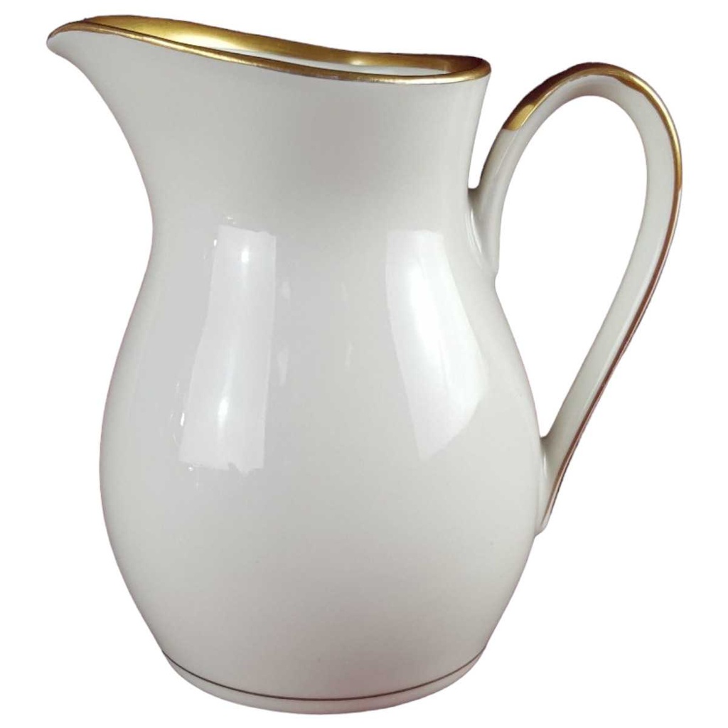 [458142332] Milchkännchen Goldrand 0,25 L Bavaria Germany Elfenbein Porzellan Beige gebraucht - gut