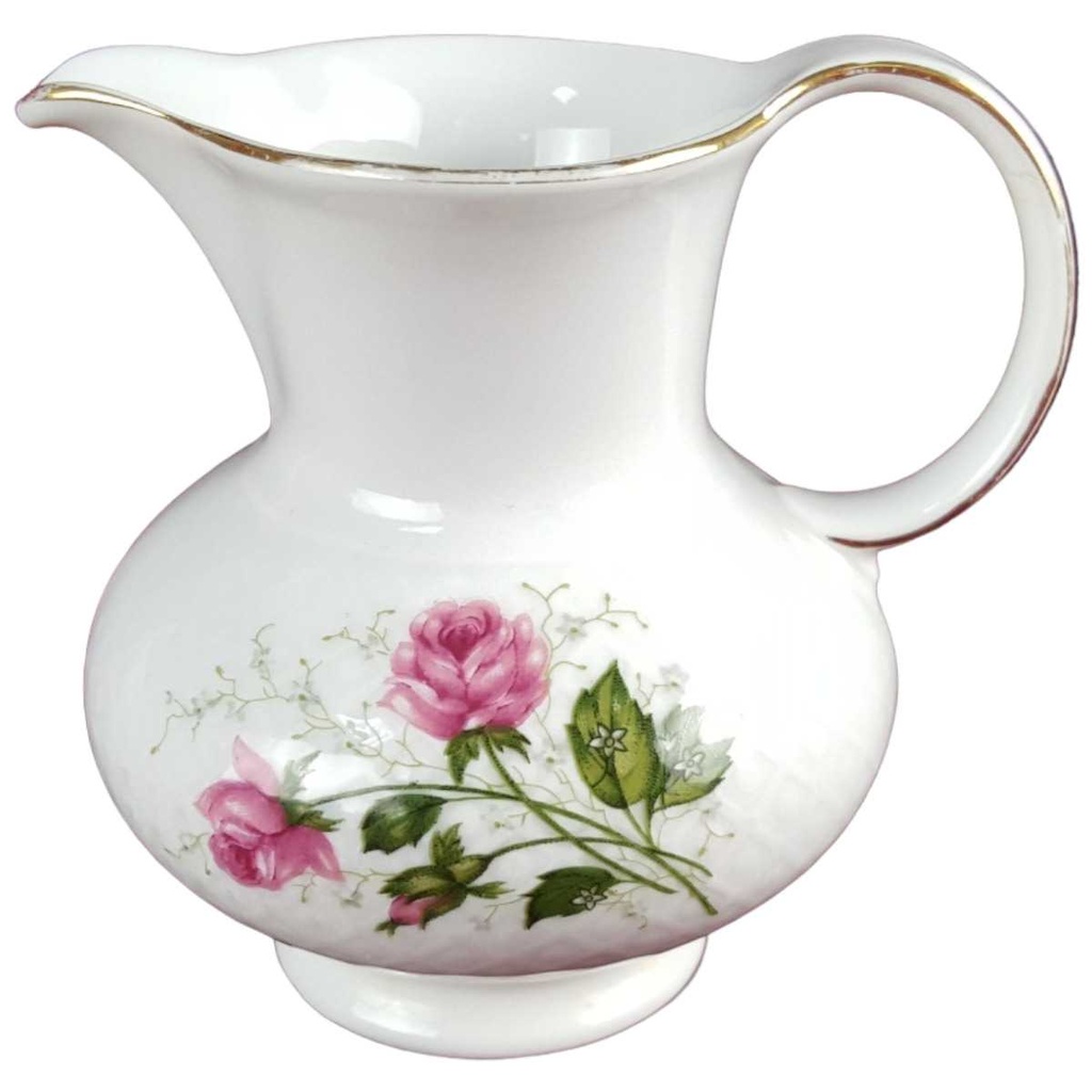 Milchkännchen 0,15 L Seltmann Weiden Annabell rosa Rose gebraucht - gut