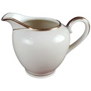 Milchkännchen Goldrand 0,2 L Schumann Form 0150 Elfenbein Beige Bavaria gebraucht - gut