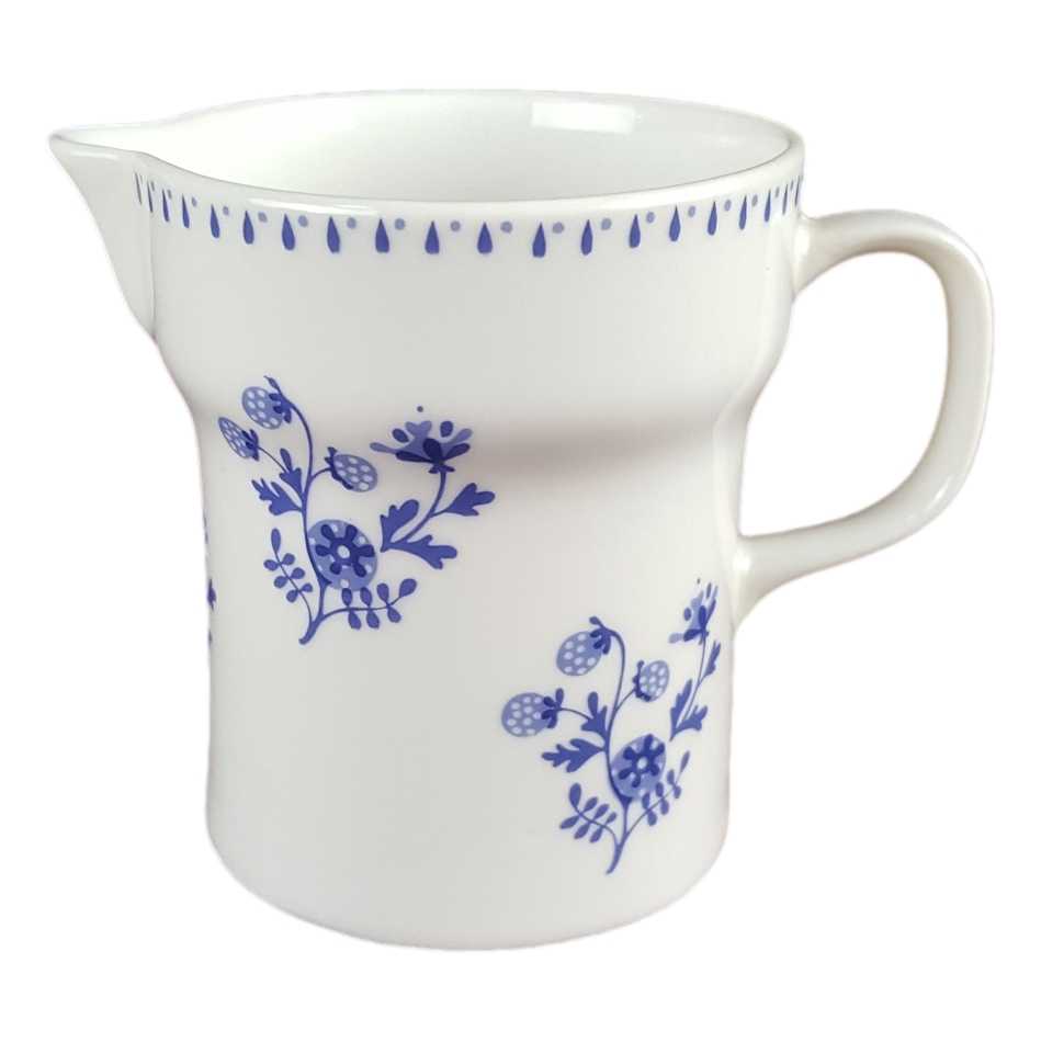 [458142338] Milchkännchen 0,1 L Melitta Blau Dekor Weiß gebraucht - gut