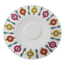 Untertasse für Kaffee 15 cm Schirnding Bavaria mehrfarbig gebraucht - akzeptabel