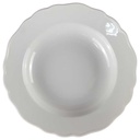 Suppenteller 23,2 cm Hutschenreuther Maria Theresia Weiß gebraucht - akzeptabel