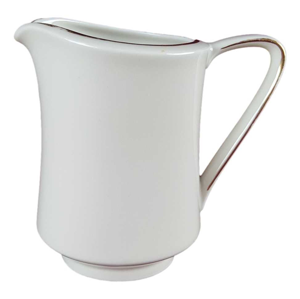 [458142388] Milchkännchen Goldrand 0,2 L Tirschenreuth Bavaria gebraucht - gut