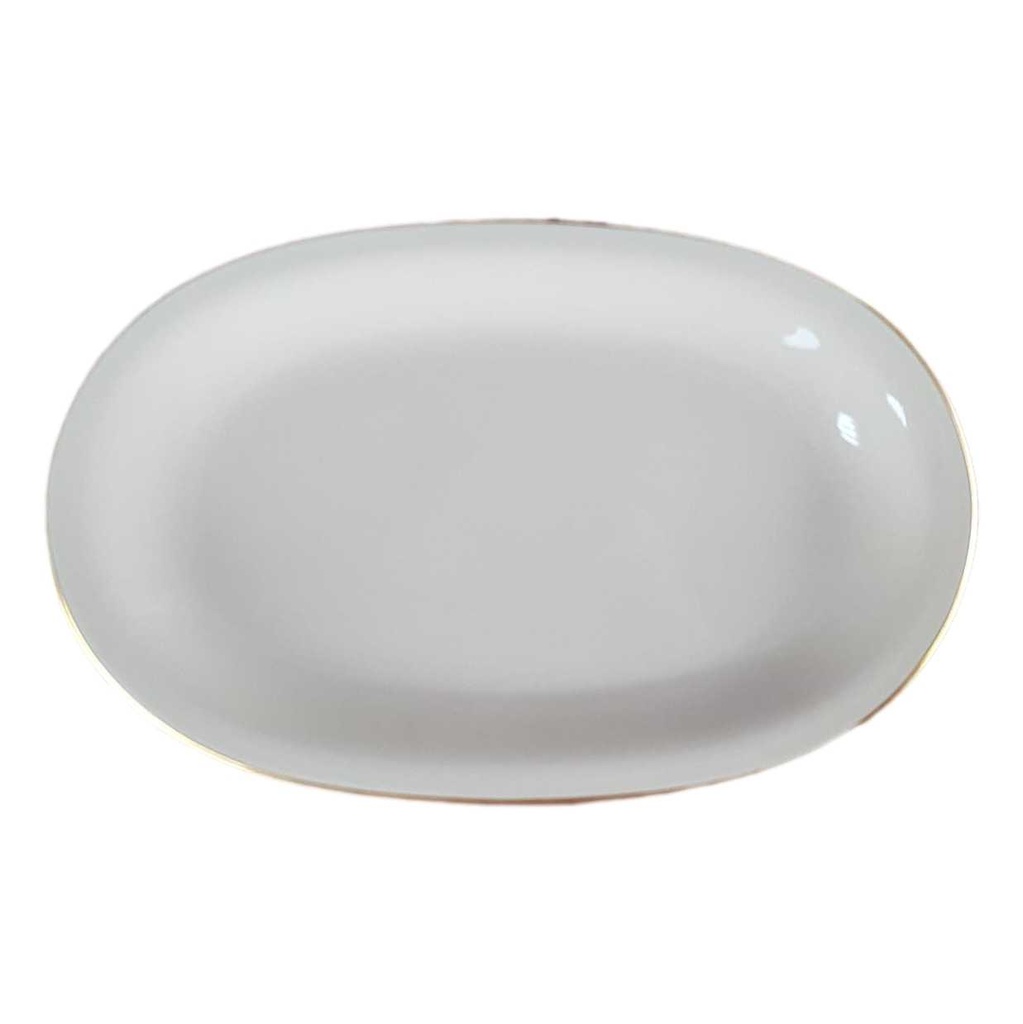 [458142412] Servierplatte Goldrand Eschenbach Rita gebraucht - gut