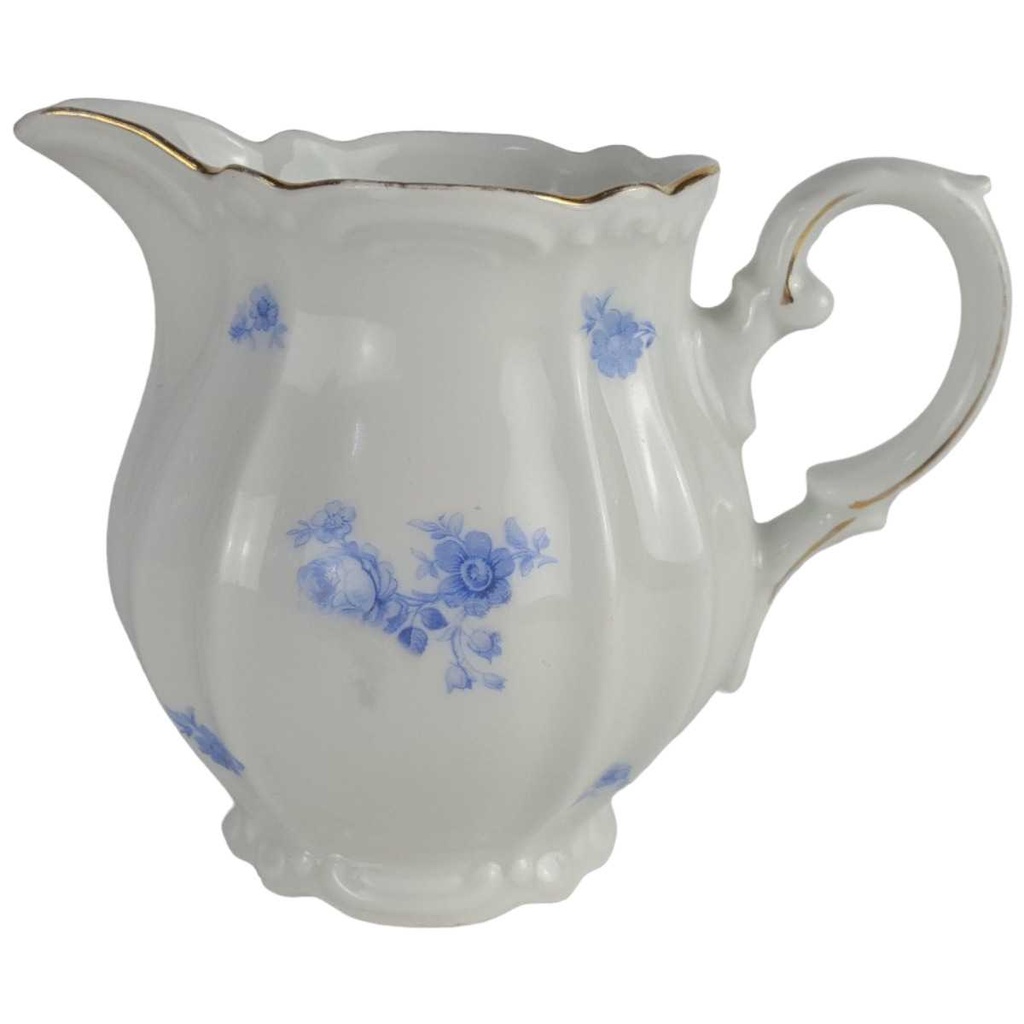 [458142438] Milchkännchen 0,4 L Kronester Bavaria Blaue Blumen gebraucht - gut