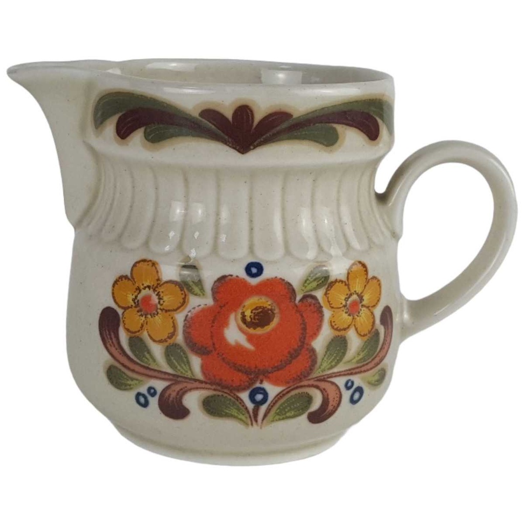 [458142462] Milchkännchen 0,15 L Winterling Marktleuthen Blumenmotiv bunt gebraucht - sehr gut