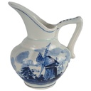 Delfts Holland Keramik Milchkännchen H 8,5 cm
