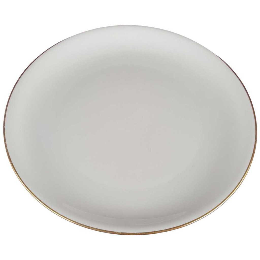 Speiseteller Essteller Goldrand 24,5 cm Eschenbach Alte Formen gebraucht - gut