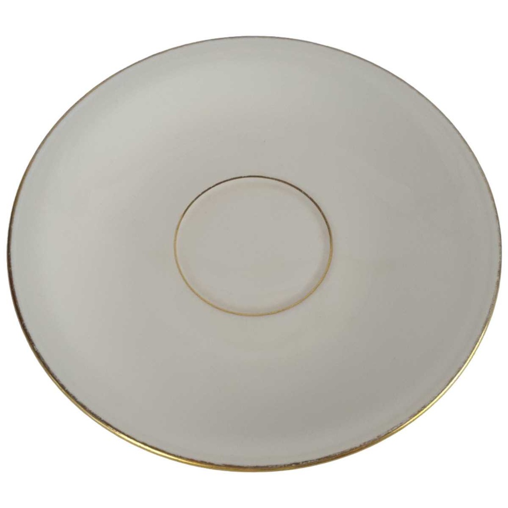Untertasse Goldrand 15 cm Fürstenberg Form 456 gebraucht - gut