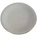 Kuchenteller Dessertteller Goldrand 19 cm Fürstenberg Form 456 gebraucht - akzeptabel