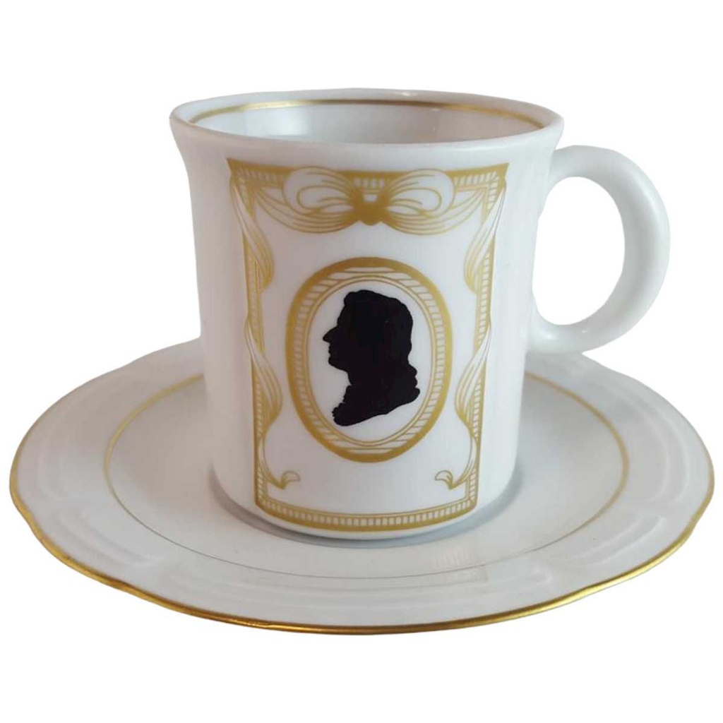 Tasse Espressotasse Weimar Porzellan gebraucht - sehr gut