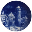Wandteller Sammelteller Royal Bavaria Blau gebraucht - gut