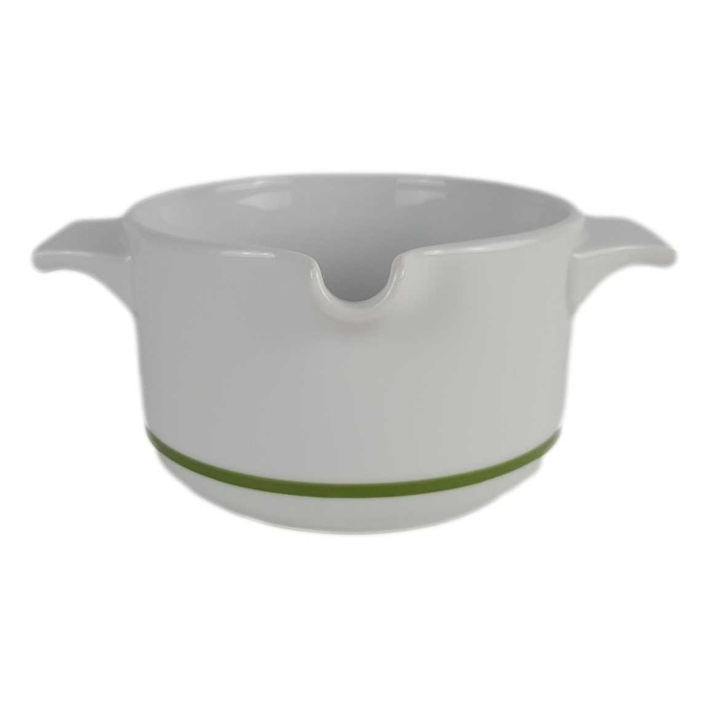 [458142675] Sauciere Hutschenreuther Arzberg Form 4803 grüner Rand gebraucht - gut