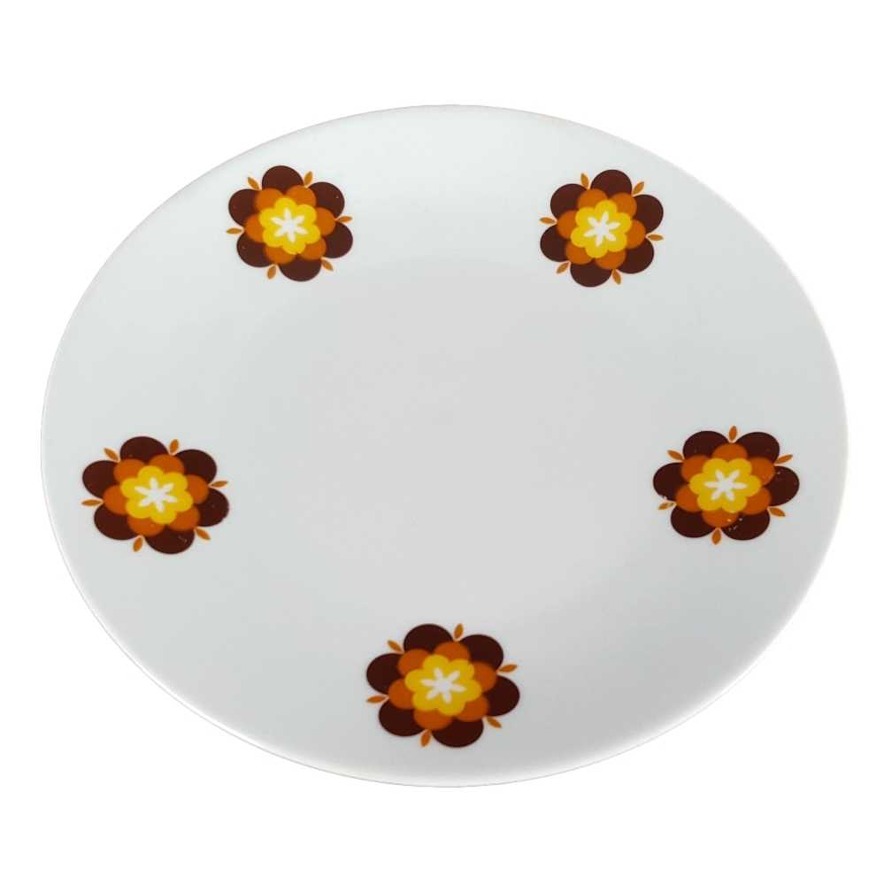 Kuchenteller Dessertteller 20 cm Bareuther Waldsassen Unbestimmte Formen Form 232 Blumen Weiß gebraucht - gut