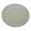 Speiseteller Essteller Goldrand 25 cm Seltmann Weiden Streublümchen gebraucht - akzeptabel