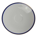 Untertasse 15 cm Arzberg Rand Blau Gold gebraucht - gut
