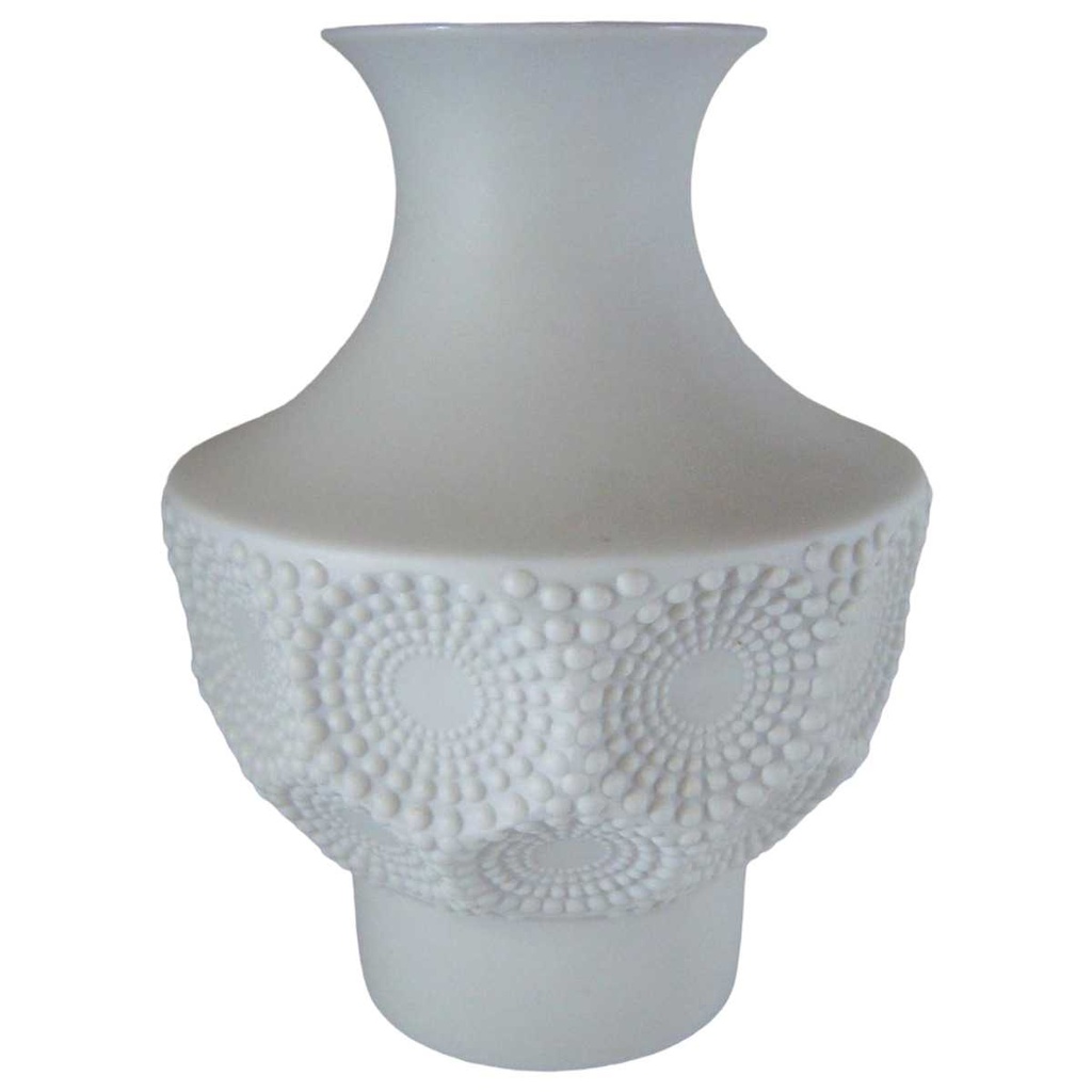 Vase 16,8 cm AK Kaiser Porzellan Weiß gebraucht - gut