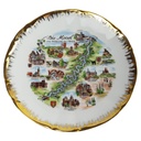 Kunst-Palette Regnitzlosau K&T Bavaria Wandteller die Mosel D 19,8 cm