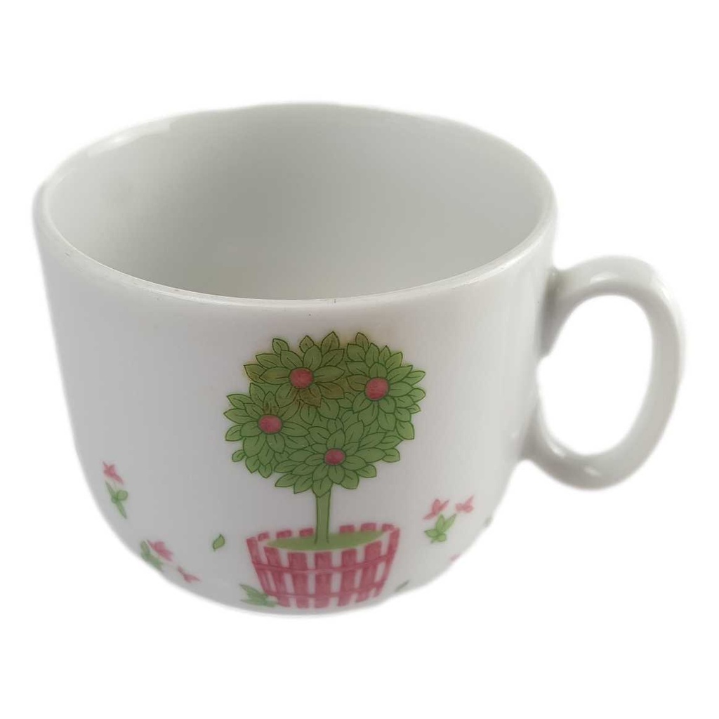 Kaffeetasse Villeroy & Boch Gallo Secunda Bäumchen Mandarin gebraucht - gut