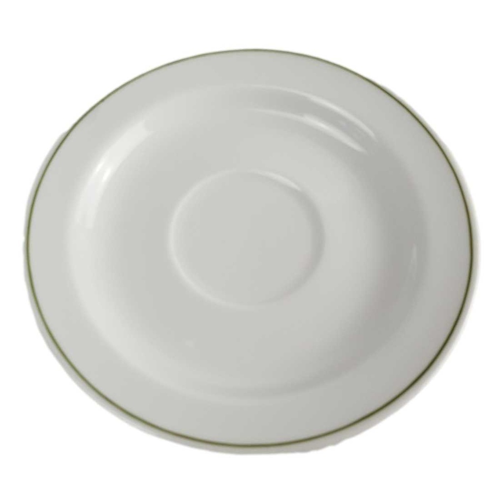 [458142709] Untertasse 14,2 cm Villeroy & Boch Gallo Secunda Bäumchen Mandarin gebraucht - gut