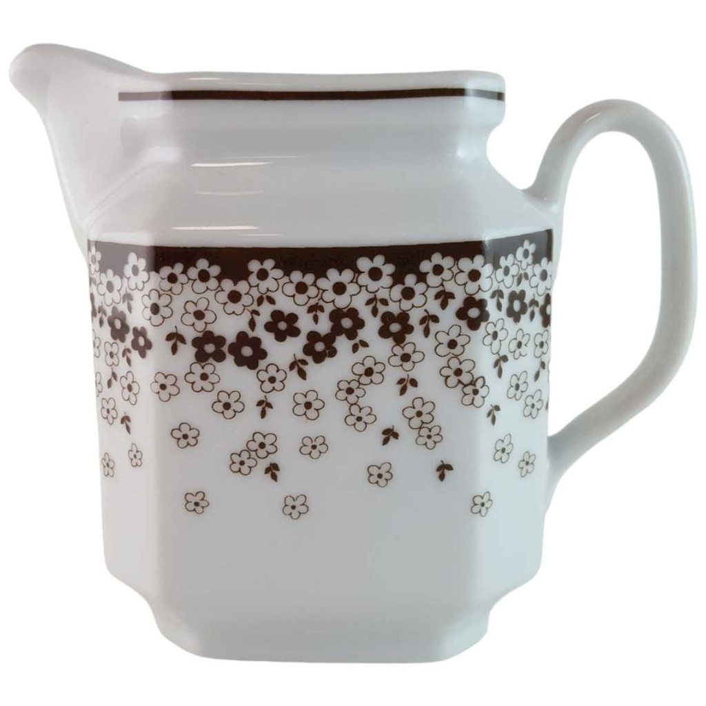 [45814271] Milchkännchen Arabella Atelier Blumendekor braun Blumen gebraucht - sehr gut