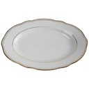Servierplatte Goldrand 23,6x16 cm Winterling Röslau gebraucht - gut