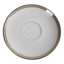 Untertasse Goldrand 14,4 cm Edelstein Bavaria Grauband 21499 gebraucht - akzeptabel