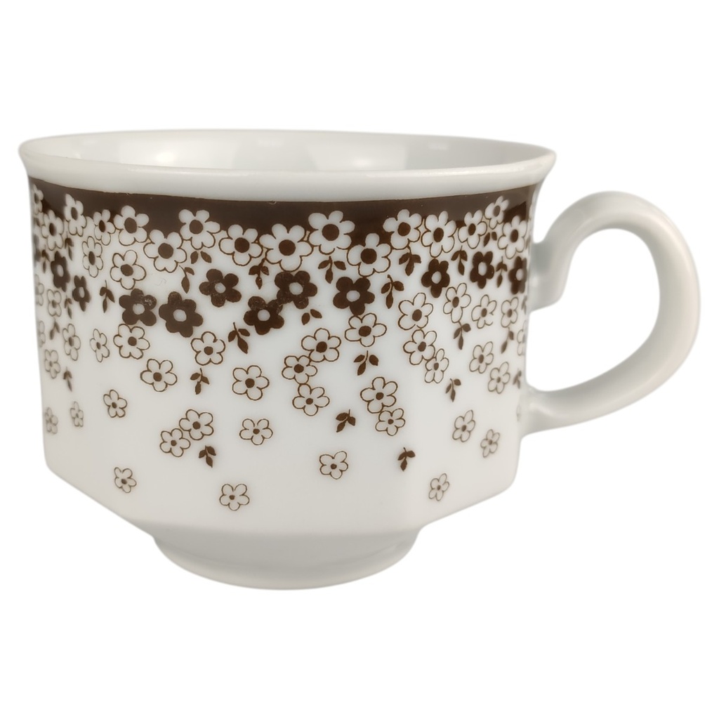 [45814272-T] Kaffeetasse Arabella Atelier Blumendekor braun Blumen gebraucht - gut