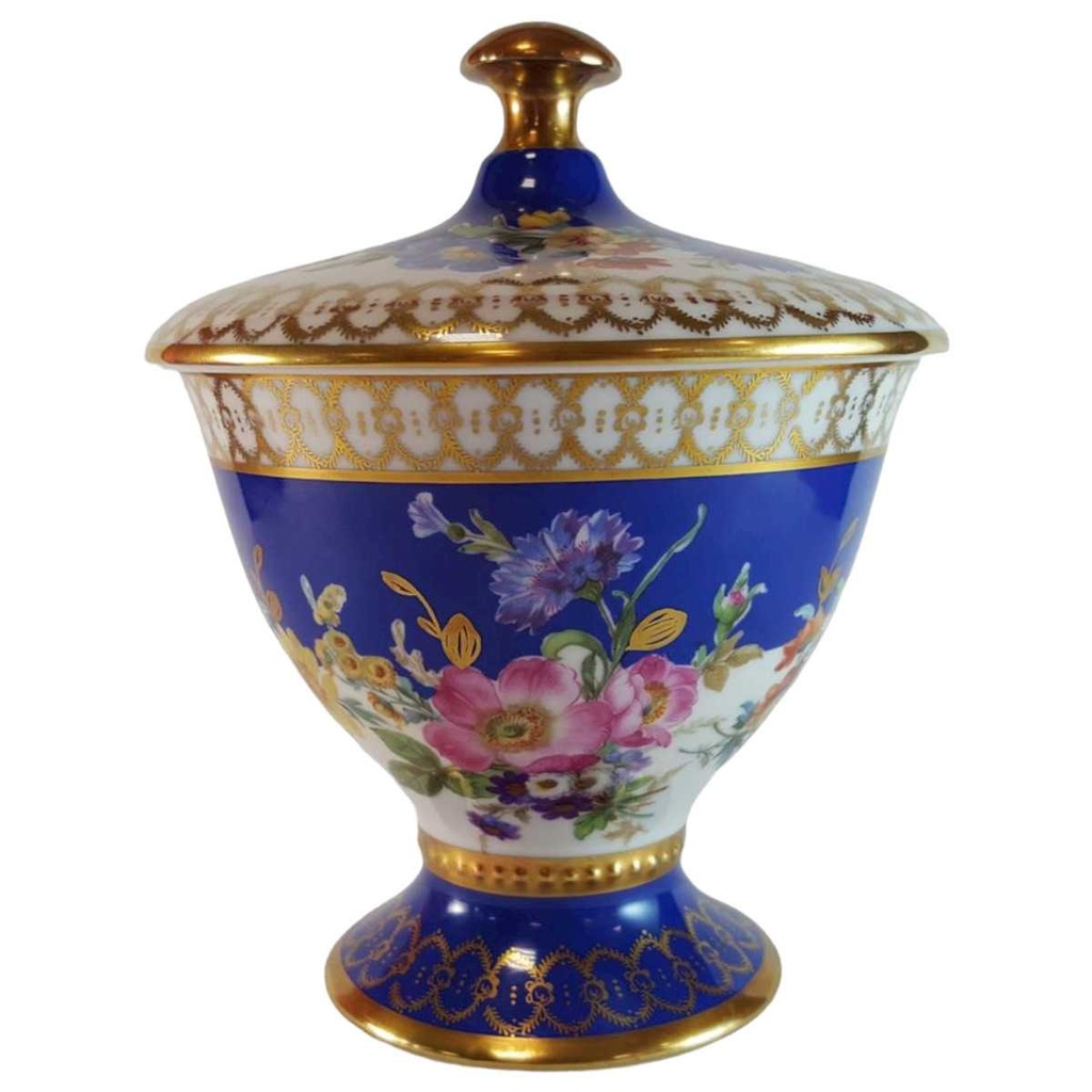 [45814294] Bonboniere RW Bavaria blau gold Blumendekor Blumen gebraucht - gut