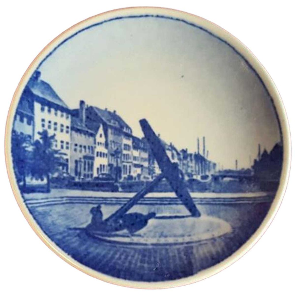 [45814316] Wandteller Sammelteller Royal Copenhagen Blau gebraucht - sehr gut