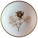 Teebeutelablage Teebeutel Halter Goldrand Rosenthal Form 2000 Schattenrose mit gebraucht - gut